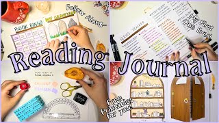 2024 Reading Journal Setup! Free printable book trackers, Easy Spreads, How To's and Flip Through