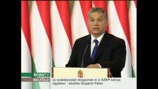 Népszavazást kezdeményez a kormány - Echo Tv