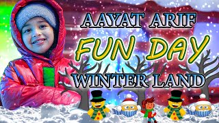 Aayat Arif || Fun Day || Winter Land Karachi || Official Video ||