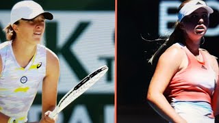 SWIATEK VS TAUSON WTA TENNIS RD32 LIVE SCORE