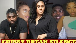 CMR WIFE CRISSY FINALLY BREAK SILENCE AFTER CHEAT!NG DRAMA \u0026 REVEALS SOMETHING TO THE PUBLIC