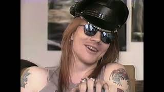 Guns N' Roses Axl Rose & Slash - MTV Interview 1988.05.14 (Headbangers Ball Full HD Remastered)