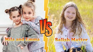 Mila And Emma Stauffer VS Salish Matter Transformation 👑 New Stars From Baby To 2024