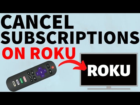 How to Cancel Roku Subscriptions