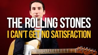 Как играть на гитаре The Rolling Stones I Can't Get No Satisfaction - Уроки игры на гитаре