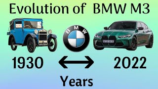 Evolution of BMW M3 From 1930 to 2022 years#evolution#bmw #bmwm3 #subscribe