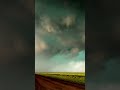 Unbelievable green hues underneath this supercell in the Texas Panhandle 🤩