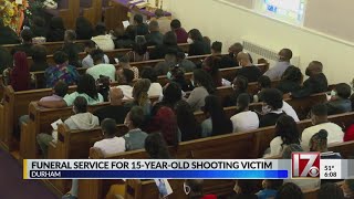Funeral held for teen killed in Durham drive-by shooting