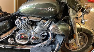 Cold Start Yamaha XV1300 Royal Star Venture engine sound