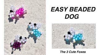 Simple Beaded Dog | how to