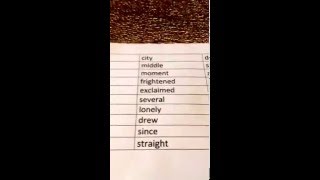 Fry Reading Assessment