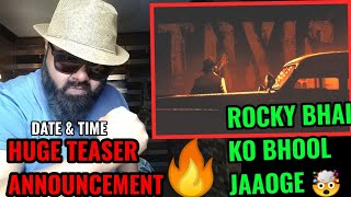 BREAKING NEWS : ROCKING STAR YASH TOXIC MOVIE TEASER POSTER REVIEW BY AAMIR ANSARI | ANNOUNCEMENT