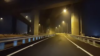 台中街頭 2022-1-23 74快速公路-國道4號潭子系統交流道-豐原聯絡道路初體驗(1月22日晚上通車)