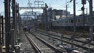 西鉄３０００形（雑餉隈駅～井尻駅）　レール＆ハイクの日　２０１７年３月４日