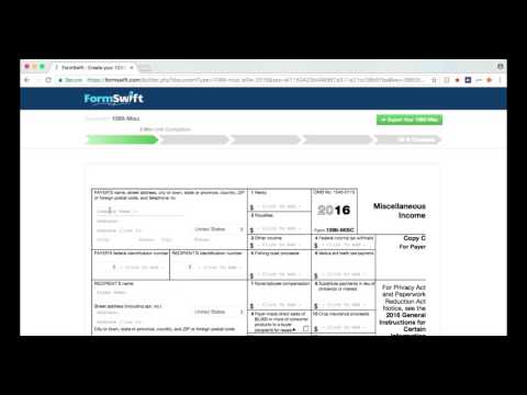 1099-MISC Tax Form: Complete Your 1099 Form Online with FormSwift 1099-MISC Tax Form: Complete Your 1099 Form Online with FormSwift
