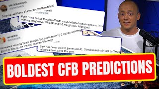 BOLDEST College Football Predictions For 2023 - Part One (Late Kick Cut)