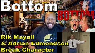 Rik Mayall & Adrian Edmondson break character Reaction