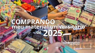 Comprando Meu Material Escolar 2025 | Estudante de Direito 📚✨️⚖️