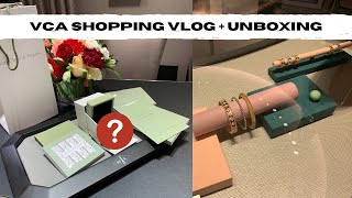 Van Cleef & Arpels Shopping VLOG & Unboxing!