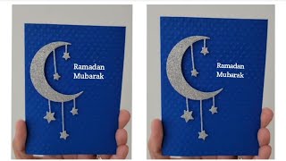 Easy card idea for ramadan / Diy/ Ramadan last minute card