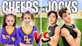 Cheerleaders vs JOCKS! Boys vs Girls games