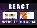 Code A React Website Tutorial | ReactJS Tutorial For Beginners