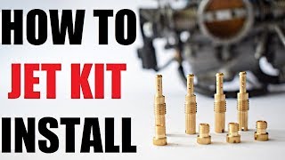 How to install a MOTORCYCLE JET KIT