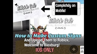 How To Make Custom Signs And Upload Them To Roblox Bloxburg - a poke hater made bloxburg rules and i broke all of them roblox