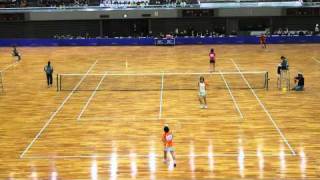 '11 全日本インドアソフトテニス選手権大会 女子準決勝2-1