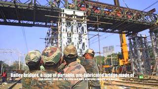 Elphinstone Foot Over Bridge constructed by army