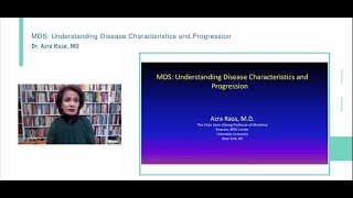 MDS:  Understanding Disease Characteristics and Progression