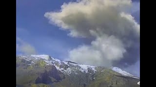Alerta naranja en el volcán nevado del Ruiz: ¿podría hacer erupción?