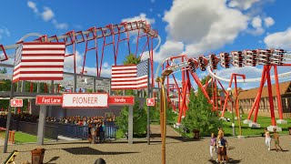 Pioneer | Old-Gen compact B&M invert | Planet coaster 2 POV