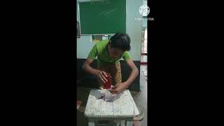 #science ଆସ ଲୁଣ ପାଣି ଓ ଅଳତା ପାଣିକୁ ମିଶାଇବା #ytshorts #school #ytshortsindia #experiment