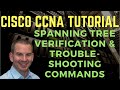 Cisco Spanning Tree Verification and Troubleshooting Commands