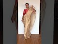 Gold Pure Tissue Silk Saree  | Mirra Clothing