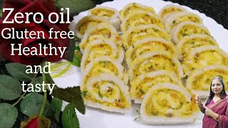 बिना तेल काऐसा हेल्दी औरटेस्टी नाश्ता जिसे सभी बहुत मन से खाएंगे # zero oil healthy and tasty recipe