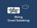 string count substring in groovy