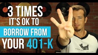 3 times its ok to take a loan from a 401k | Retirement planning
