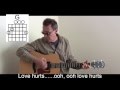 Love Hurts Cover with Lyrics/Chords to Play & Sing Along - P26