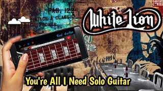 White Lion - You're All I Need Solo Gitar || Real Guitar Cover