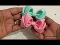 laÇo na xuxinha🎀diy pap ribbon bow hair