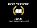 Append & Prepend function of jquery
