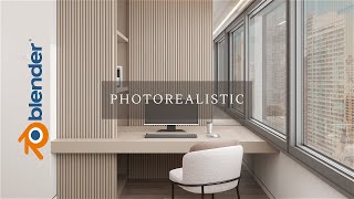 Making Photorealistic Apartment in Blender (Time-lapse)