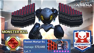 Tengu - Rocket Mortar 64 - Monster Kill - Mech Arena