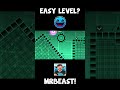 Geometry Dash Easiest Level!?🤔#shorts