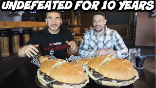 UNDEFEATED BURGER CHALLENGE | MASSIVE KING BURGER | ALBERTA | MAN VS FOOD