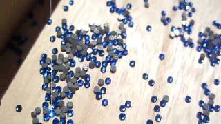 Swarovski Grade Sapphire SS6 Hotfix Rhinestone