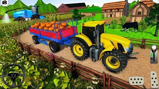 Real farming mods | best Android games | Grand farming simulator tractor gameplay  #wheatfarming  1