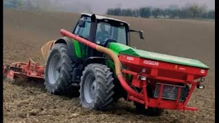 “Deutz-Fahr 🟢 | nella campagna italiana | Semina nelle colline marchigiane 🌾|” #agricoltura